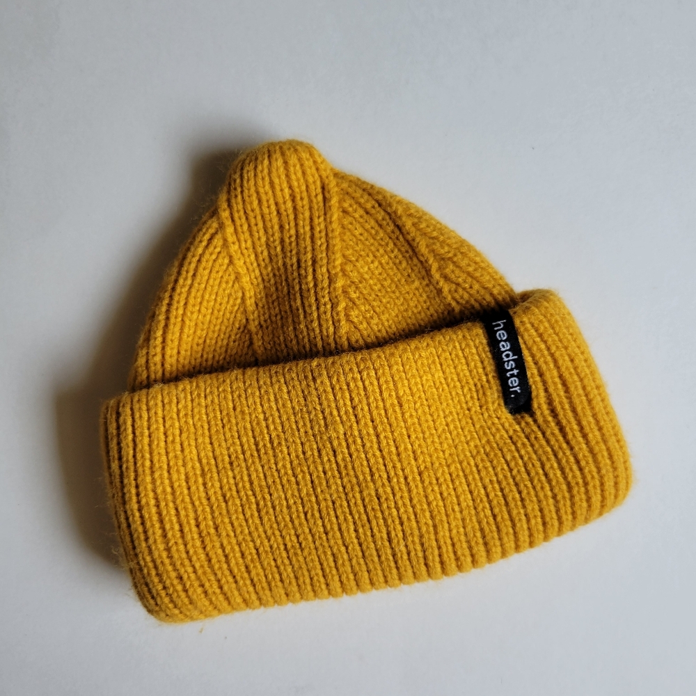 Kids Yellow Knit Beanie